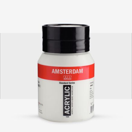 Talens : Amsterdam Acrylic 500ml bottle ZINC WHITE