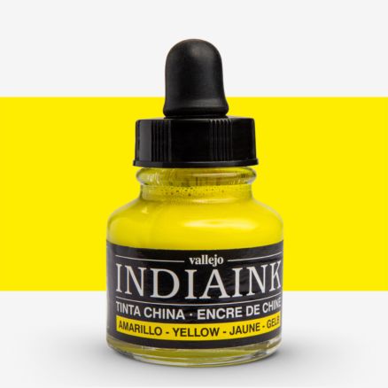 Vallejo : Indian Ink : 30ml : Yellow