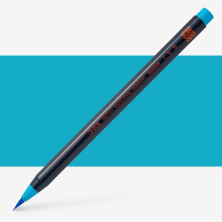 Akashiya : SAI : Colouring Brush Pen : Cyan