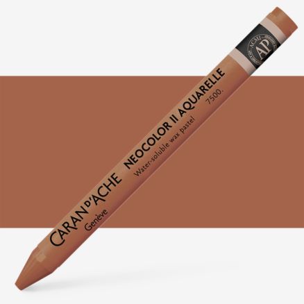 Caran d'Ache : Neocolor II : Watercolour Crayon : Cinnamon