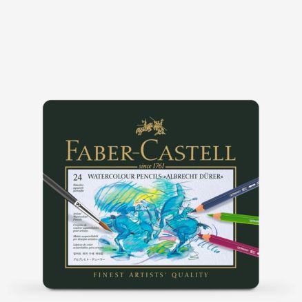 Faber-Castell : Albrecht Durer Watercolour Pencil : Metal Tin Set of 24