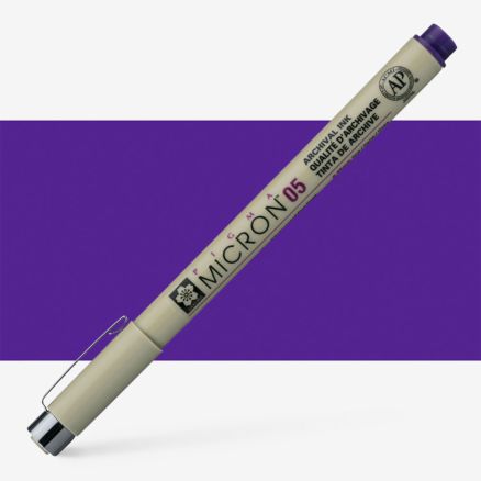 Sakura : Pigma : Micron Pen 05 : Purple : 0.45 mm