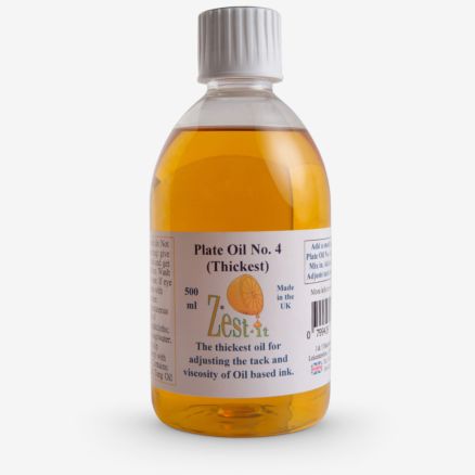 Zest-It : Printmakers Plate Oil 4 (Thickest) : 500ml