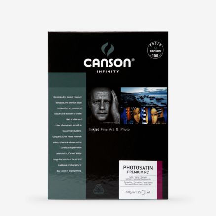 Canson : Infinity : Photosatin Premium : Inkjet Paper : 270gsm : 25 Sheets : A4
