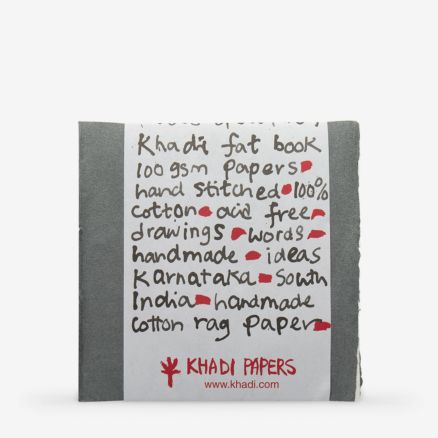 Khadi : Fat Book : 100gsm : Rough : 21x21cm : 48 Sheets
