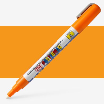 Kuretake : Zig : Posterman Chalk Board Marker : Fine (1mm Nib) : Orange
