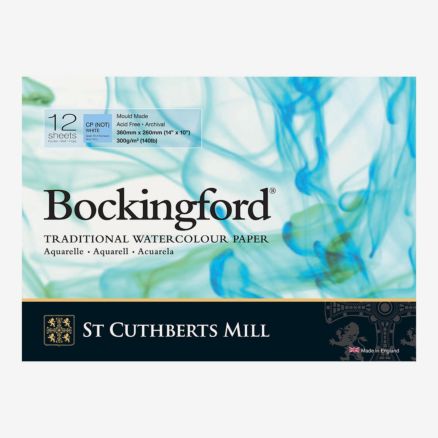 Bockingford : Glued Pad : 5x14in : 300gsm : 12 Sheets : Not