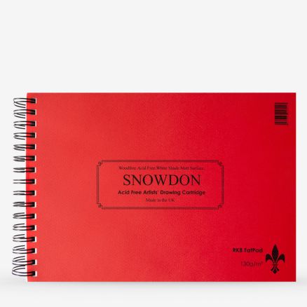 Snowdon : Fat Pad : Cartridge Paper : 130gsm : A3 : 100 Sheets : Matt