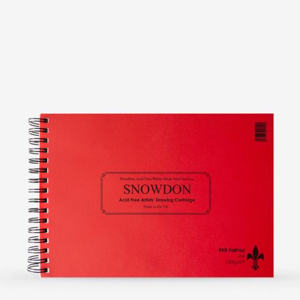 Snowdon : Fat Pad : Cartridge Paper : 130gsm : A4 : 100 Sheets : Matt