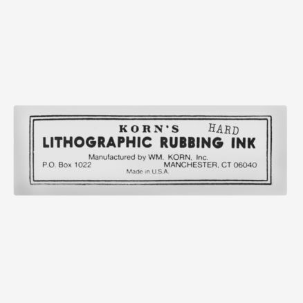 Korn's : Lithographic Rubbing Ink : Hard