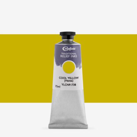 Cranfield : Traditional Relief Ink : 75ml : Cool Yellow (Hansa)