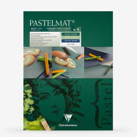 Clairefontaine : No.5 : Pastelmat Pad : 30x40cm : 12 Sheets : 360gsm